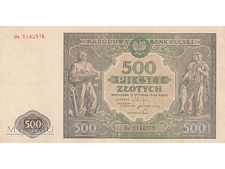 500 zł 1946
