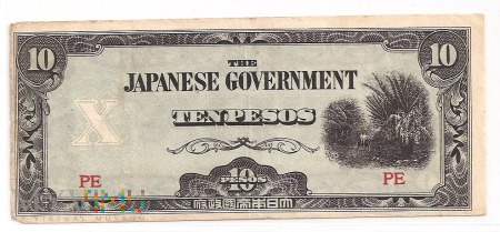 Filipiny.6.Aw.10 pesos.1942.P-108b