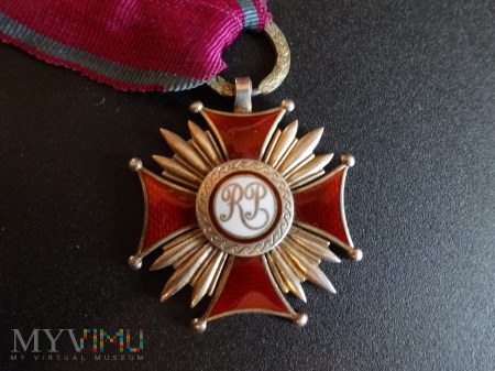 Duże zdjęcie Srebrny Krzyż Zasługi II RP- sygnowany