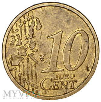 Duże zdjęcie 10 eurocent z 2002