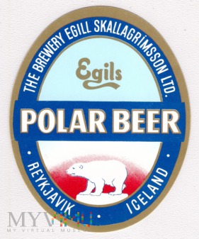 Duże zdjęcie Etykieta piwna z niedźwiedziem