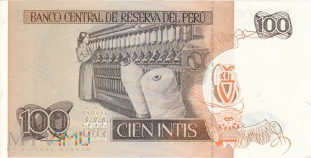 PERU 100 INTIS 1987