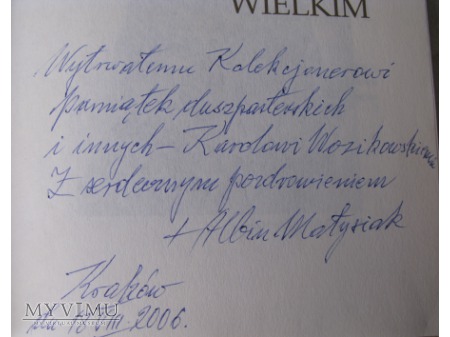 Listy od Biskupa Albina Małysiaka