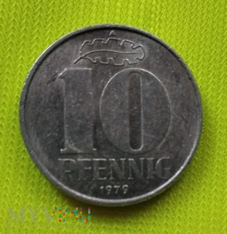 10 Pfennig z 1979r.