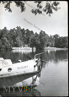 Statki na jeziorze Guzianka - Ruciane - lata 60-te