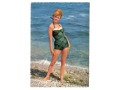 Brigitte Bardot na plaży Niemcy vintage Postkarte