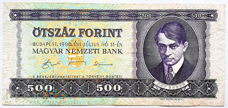 Węgry 500 forintów 1990