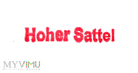 Hoher Sattel