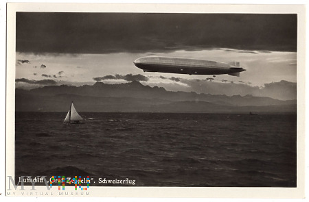 008.2a-Sterowiec „Graf Zeppelin” Lot Szwajcarski