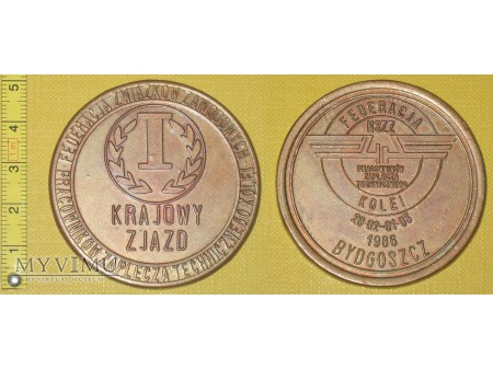 Medal kolejowy - związkowy NSZZ PZTK