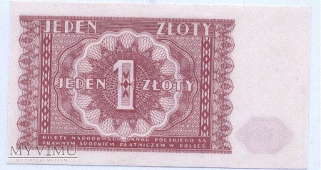 1 złoty - 1946.