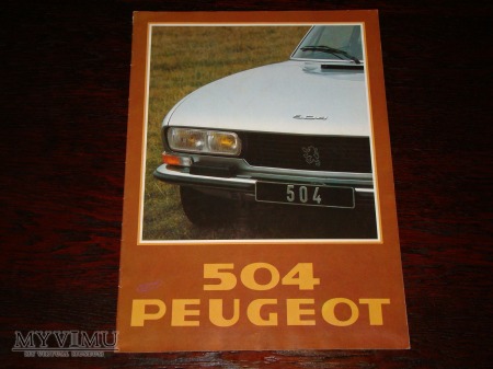Prospekt Peugeot 504 Coupe/Cabrio