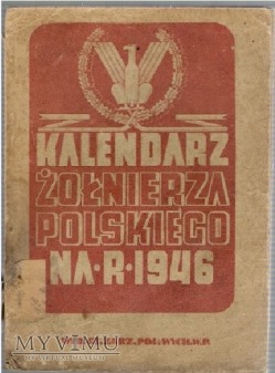 Duże zdjęcie Kalendarz zolnierza polskiego na rok 1946