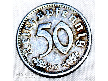 50 Reichspfennig 1942 E aluminium