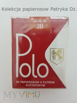Papierosy POLO 1990 rok.