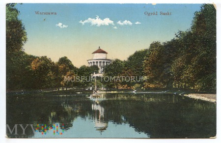 W-wa - Ogród Saski - rezerwuar - przed 1915