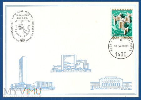 43-Vereinte Nationen-Postkarte.18.4.1980