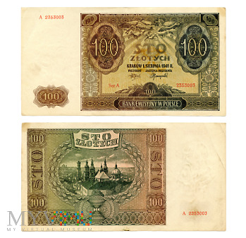 100 złotych 1941 (A 2353003)