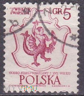 GODŁO STAREJ WARSZAWY XVII WIEKU