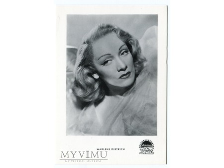 Duże zdjęcie Marlene Dietrich fotografia photo MARLENA