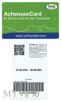 AchenseeCard, Tyrol, Austria