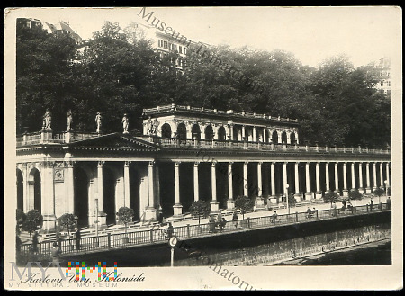 Karlovy Vary - Kolonada - lata 40-te