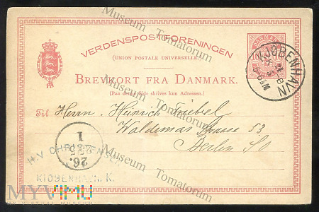Duńska Poczta - 1885