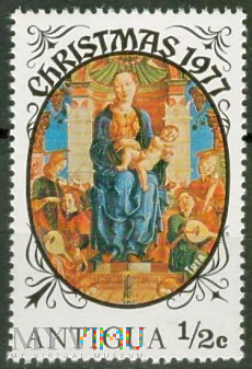 Detail from "Madonna Roverella" (Tura)