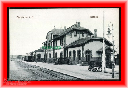 Duże zdjęcie ŚREM Schrimm, Dworzec kolejowy