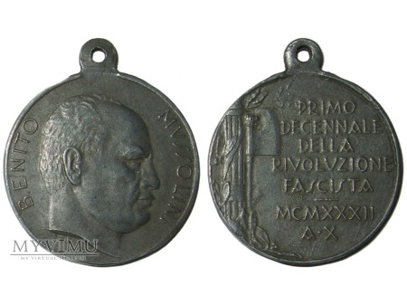 Benito Mussolini medal 1932