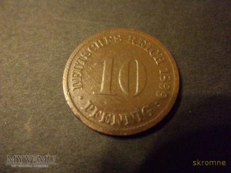 10 pfennig z 1899 r
