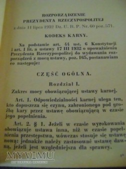 Kodeks Karny z 1934 roku