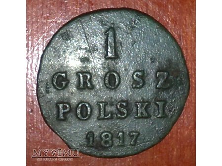 Duże zdjęcie 1 Grosz Polski 1817 r.