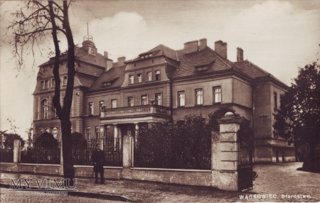 Duże zdjęcie Starostwo - Urząd miejski w Wągrowcu 1932 rok