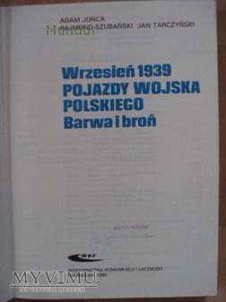 Wrzesień 1939 Pojazdy Wojska Polskiego