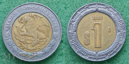 Meksyk, 1 Peso 1996