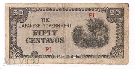 Filipiny.7.Aw.10 centavo.1942.P-105b