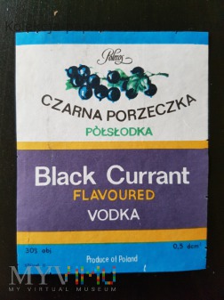 Wódka Czarna Porzeczka / Black Currant - Etykieta