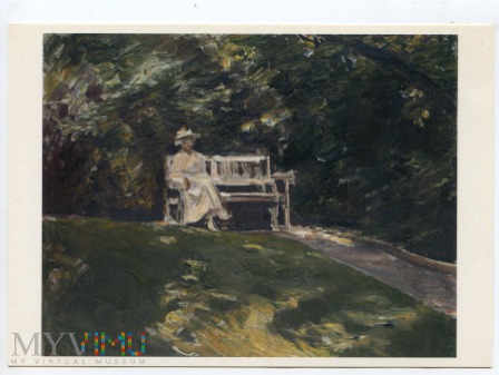 Liebermann - Na ławce w ogrodzie