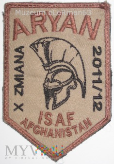 ISAF Afganistan X zmiana. COP Aryan