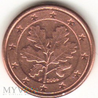 1 EURO CENT 2004 F