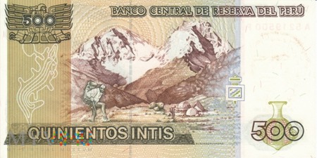 Duże zdjęcie PERU 500 INTIS 1987