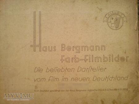 Haus Bergmann Farb-Filmbilder Album gwiazdy kina