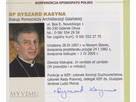 Autograf Bpa Ryszarda Kasyny
