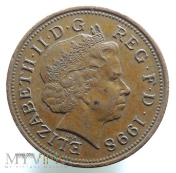 2 pensy 1998 Elizabeth II Two Pence