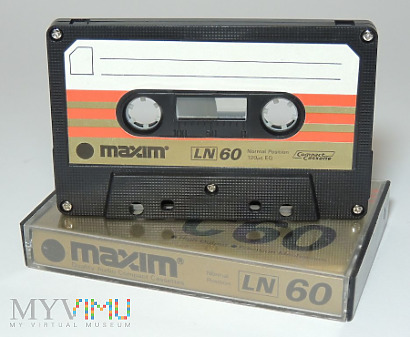 Duże zdjęcie Maxim LN 60 kaseta magnetofonowa