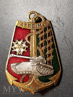 Pamiątkowa Odznaka 43 Batalionu Piechoty Morskiej