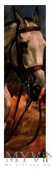 Zakładka z MNW W.Kossak portret Krystalla z koniem