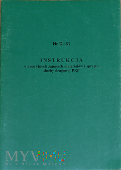D31-1993 Instrukcja o awaryjnych zapasach drogow.