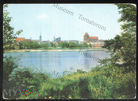 Toruń - Widok od Wisły - 1969